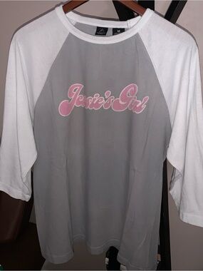 Rick Springfield “Jessie’s Girl & 81” Baseball Tee - Gray/White/Pink M